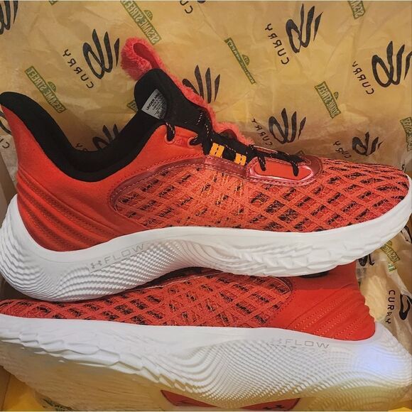 New Mens Size 12 - Under Armour  Curry 9 Street Pack - Elmo 2022 Limited EDITION - Picture 5 of 9